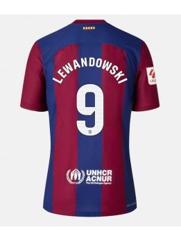Barcelona Robert Lewandowski #9 Heimtrikot 2023-24 Kurzarm